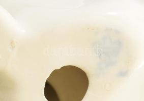 Aquincum aquazur kacsa figura. Terv.: Ősz Szabó Antónia. Jelzett, hibátlan, m: 12 cm