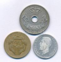 Románia 1905. 10b Cu-Ni + 1911. 50b Ag + 1952. 5b Ni-sárgaréz T:VF,F
Romania 1905. 10 Bani Cu-Ni + ...