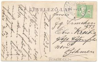 1912 Feketeerdő, Padurea Neagra; Üveggyár. Kiadja Divald Károly fia / glassworks, glass factory