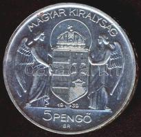 1939. 5P Ag "Horthy balra" T:2