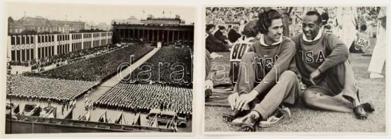 1936 Berlini olimpia gyűjtőképek (Sammelwerk Nr. 14. Olympia 1936 - Band II), összesen kb. 40 db, 12...