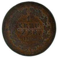 Német államok / Nassau 1810. 1kr Cu "5. variáns: 14 levél, 0 makk" T:F German States / Nassau 1810. 1 Kreuzer Cu "Variant 5: 14 leaves, 0 acorn" C:F Krause KM#15