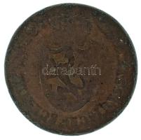 Német államok / Nassau 1810. 1kr Cu "5. variáns: 14 levél, 0 makk" T:F
German States / Na...