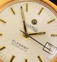 Roamer Elegant férfi karóra, napkijelzéssel, működik, bőr szíjjal, d: 32 mm, tokjában