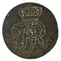 Német államok / Poroszország 1752A 1pf Cu "II. Frigyes" T:F
German states / Prussia 1752A...