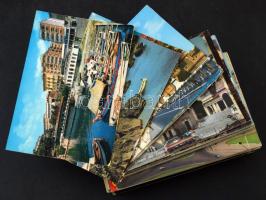 152 db MODERN megíratlan külföldi város képeslap / 152 modern unused foreign town postcards