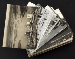 163 db MODERN fekete-fehér külföldi város képeslap / 163 modern black and white foreign town postcards