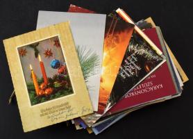 100 db MODERN motívum képeslap: karácsonyi üdvözlőlapok / 100 MODERN motive postcards: Christmas greeting cards