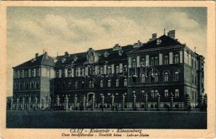 1940 Kolozsvár, Cluj; Tanítók háza / Casa Invatatorilor / teachers' training institute + "1940 Kolozsvár visszatért" So. Stpl (EK)