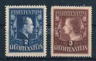 Liechtenstein 1951 Hercegi pár sor Mi 304-305 (Mi EUR 190.-)
