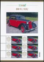 2025 DKW F8/1939/ 6 bélyeges megszemélyesített kisív dísztokban