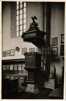 1942 Kolozsvár, Cluj; Farkas utcai református templom, belső / Calvinist church, interior (EK)