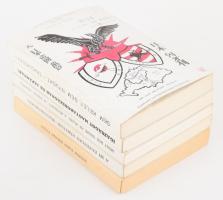 Sem Kelet, sem Nyugat, Távolkelet. A Magyar-Japán-Turáni Világhídfő közlönye. I-IV., VII. (5 kötet). Szerk.: Dr. Kulin Bán. Bp./Ungvár, 1990-1993, Baráthosi-Imaoka Magyar-Japán-Turáni Egyesület. Kiadói papírkötés, vegyes állapotban.