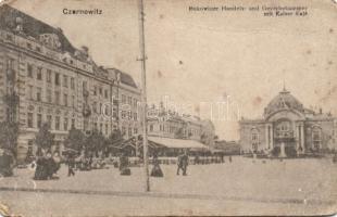 Chernivtsi chamber of commerce with Café Kaiser (fa)