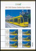 2025 BKV 2008 Siemens Combino Supra villamos 6 bélyeges megszemélyesített kisív dísztokban