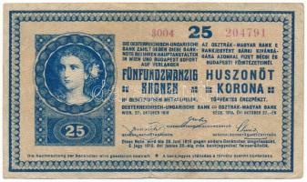 1918. 25K "3004" 3,5mm, hullámos hátlappal T:F Adamo K22/4