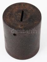 I. világháborús emlék persely, masszív fém, "Kasitzky J. 1914-15 világháború emlék gránát anyag...