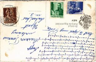 Rév, Körösrév, Vad, Vadu Crisului; vízesés és szálloda. Erdélyi Kárpát egyesület kiadása / waterfall...