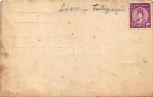 Léva, Levice; talyigás / horse cart. photo (fl)