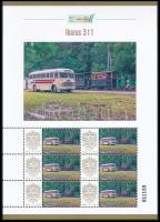 2025 Ikarus 311 6 bélyeges megszemélyesített kisív dísztokban