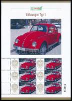 2025 Volkswagen Typ 1 6 bélyeges megszemélyesített kisív dísztokban