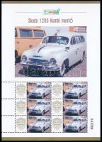 2025 Skoda 1200 Kombi mentő 6 bélyeges megszemélyesített kisív dísztokban