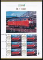 2025 DB 218 368-9 6 bélyeges megszemélyesített kisív dísztokban