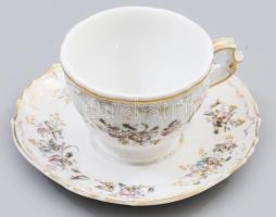 Láng Mihály Budapest egybecsésze, jelzett, lepattanással, d: 13 cm