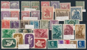 1916-1930 Teljes sorok stecklapon (16.100)