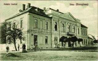 Borosjenő, Borosineu, Ineu; Hotelul Central, cinema. I. Ungar / Központi Szálloda, mozi / hotel, cinema (EK)
