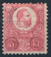 1883 Újnyomat 5kr (14.000)