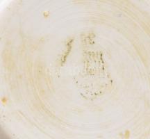 2 darab régi patikai mérce, egyik Zsolnay, m: 10 cm alatt