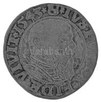 Német államok / Poroszország 1543. 1gr Ag "Brandenburgi Albert" (1,93g) T:VF patina German states / Prussia 1543. 1 Groschen Ag "Albert von Brandenburg" (1,93g) C:VF patina Kopicki 3788