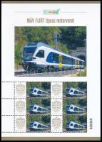 2025 MÁV FLIRT típusú motorvonat 6 bélyeges megszemélyesített kisív dísztokban