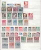 1938-1943 Teljes sorok A/4-es berakólap mindkét oldalán (11.450)