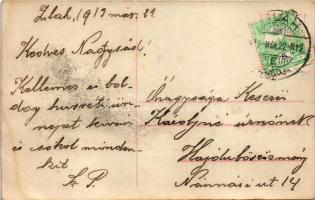 1919 Zilah, Zalau; átkelés a patakon / passing through the creek. photo (EB)