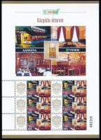 2025 Kárpátia étterem 6 bélyeges megszemélyesített kisív dísztokban