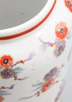 Drasche virágmintás váza, jelzett, hibátlan, m: 18 cm