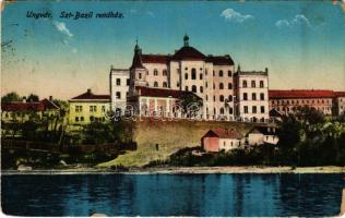 1923 Ungvár, Uzshorod, Uzhhorod, Uzhorod; Szent Bazil rendház. K. J. Bp. 1915/19. / monastery, boarding school (kopott sarkak / worn corners)