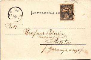 1902 Szabadka, Subotica; posta és telefon hivatal. Krécsi A. Nándor kiadása / post and telephone off...