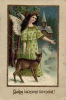 Christmas angel litho (EB)