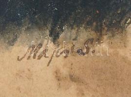 Olvashatatlan (Majer?) jelzéssel, XIX. sz. festő: Fiúportré (Koritsánszky család egy tagja?). Akvare...