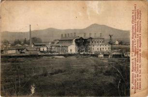 1912 Hizsnyó, Hisnyóvíz, Chyzné (Gömör-Kis-Hont); Általános Magnezit R.T. gyártelepe / factory (EB)