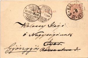 1899 (Vorläufer) Temesvár, Timisoara; Józsefvárosi indóház, vasútállomás, takarékpénztár, városi bér...