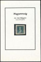 1930 Szent Imre bélyegterv enyvezetlen papíron