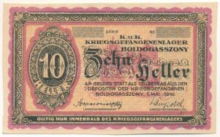 Boldogasszony / Hadifogolytábor 1916. május 1. 10f sorozat és sorszám nélkül (formuláré?) T:AU / Hun...