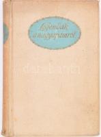 Kiss József: Legendák a nagyapámról. Bp., 1911, a Hét kiadása, 1 (A költő arcképe, rajzolta Vadász Miklós) t. +100 p. Első kiadás! Kiadói aranyozott, festett egészvászon-kötés, Gottermayer-kötés, kopott borítóval, laza fűzéssel, hiányzó szennylapokkal.