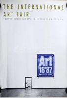 1987 Art Basel, kiállítási plakát. Feltekerve, gyűrődésekkel. 59x42 cm