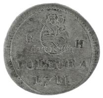 1711PH Poltura Ag "I. József" (1,12g) technológiai hibás veret (anyagfölösleg a Poltura sz...