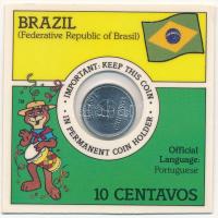 Brazília 1987. 10c Al az amerikai "Super Golden Crisp" mézes reggelis dobozba csomagolt kiadása a második szériából T:UNC Brazil 1987. 10 Centavos Al from the second series of US "Super Golden Crisp" honey breakfast box C:UNC